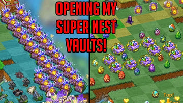 Opening My Super Nest Vault Collection | Merge Dragons
