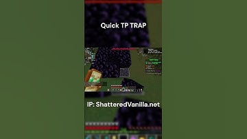 How to make a quick TP/TPA trap @ETVGaming