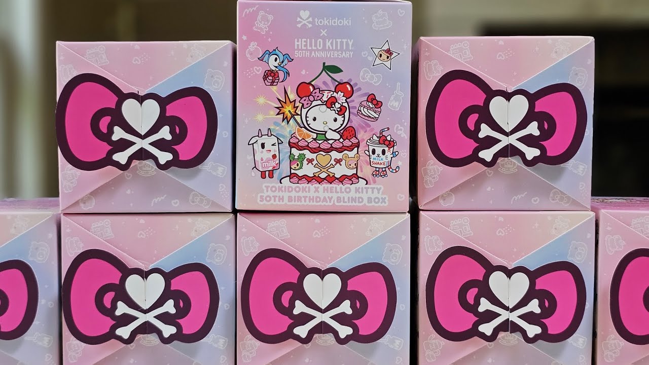 🎀 Tokidoki x Hello Kitty 50th Anniversary blind box case