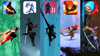 Ninja Arashi 2 vs Ninja Raiden Revenge vs Shadow of death 2 vs Unruly Heroes vs NinjaHero Comparison screenshot 4