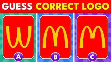 Guess The Correct Logo ✅🤔 | 50 Famous Logos | Ultimate Logo Quiz 2025 | Knowlio