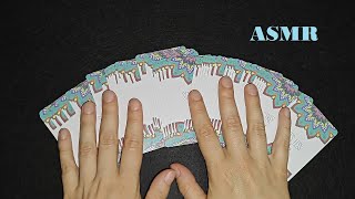 ASMR Exercises to reduce stress 🌈 Stress Less Cards  🎴 soft spoken, hand movements, slow reading screenshot 1