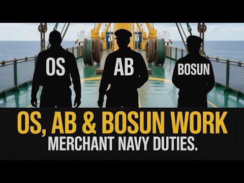Work of OS, AB & Bosun in Merchant Navy | Duties, Responsibilities & Salary Explained