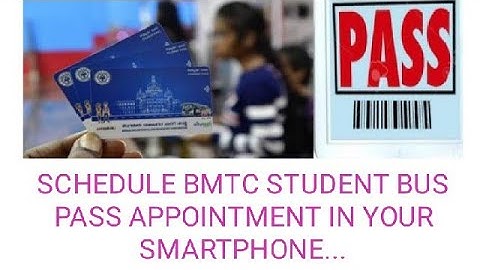How to schedule your BMTC bus pass appointment or slot in your smartphone.