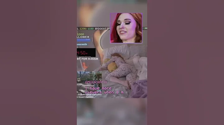 Amouranth falls asleep on stream, viewers go wild - DayDayNews