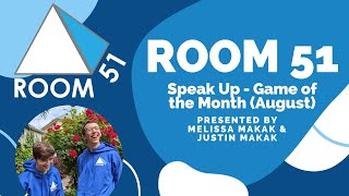 Speak Up! Game of the Month - August 2020
Melissa and Justin discuss games they think dont get spoken about enough!
(0:40) Justins Pick
(2:11) Melissas Pick
Join the conversation on Facebook, Instagram, and Twitter @ThisIsRoom51
You can check out our podcast on anchor.fm/Room51 and our Twitch channel at twitch.tv.Room51Live
You can get yourself some Room 51 merch at https://rdbl.co/3hgjAEi
Check out the Becoming Room 51 blog written by Melissa here: https://becomingroom51.blogspot.com/
New episodes every Tuesday at 1pm EST! Speak Up! Game of the Month - August 2020
