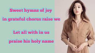 Tori kelly - O holy night ( lyrics video ).