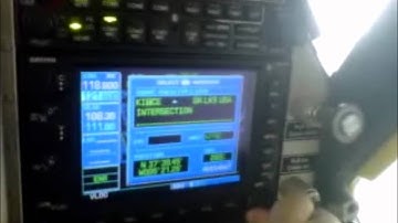 Putting a Direct-To Waypoint into a Garmin GNS530