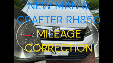 2021 NEW MAN TGE & VW CRAFTER RH850 Instrument Cluster Removal (Mileage Correction) DASH MILES FIXED