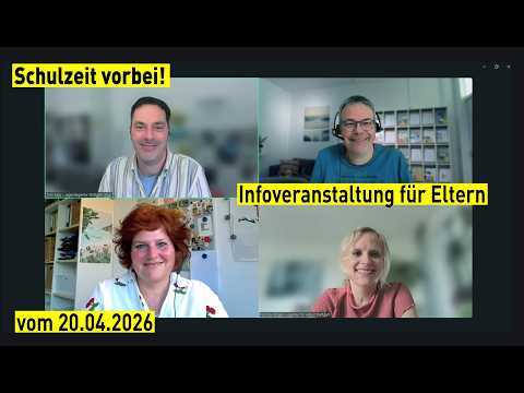 Schulzeit vorbei? – Infoveranstaltung für Eltern