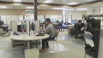 Library computers available for use