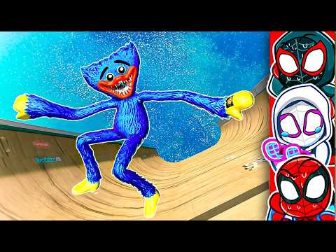 SPIDERMAN vs HUGGY WUGGY in GTA 5...