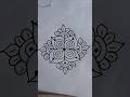 creative freehand design #shorts #easyrangoli #simpledesign #muggulu