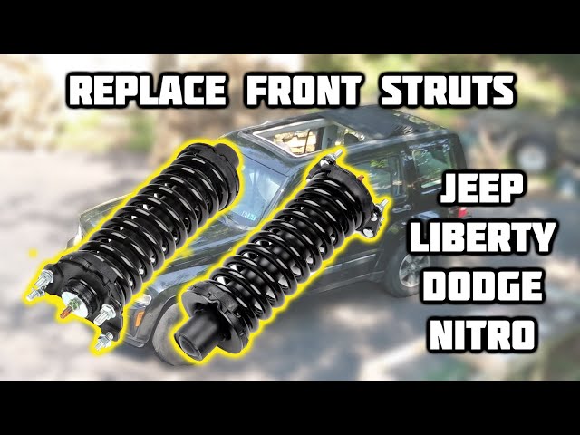 For 2002-2012 Jeep Liberty 3.7L V6 4-Door 07-11 Dodge Nitro Front Shocks Struts