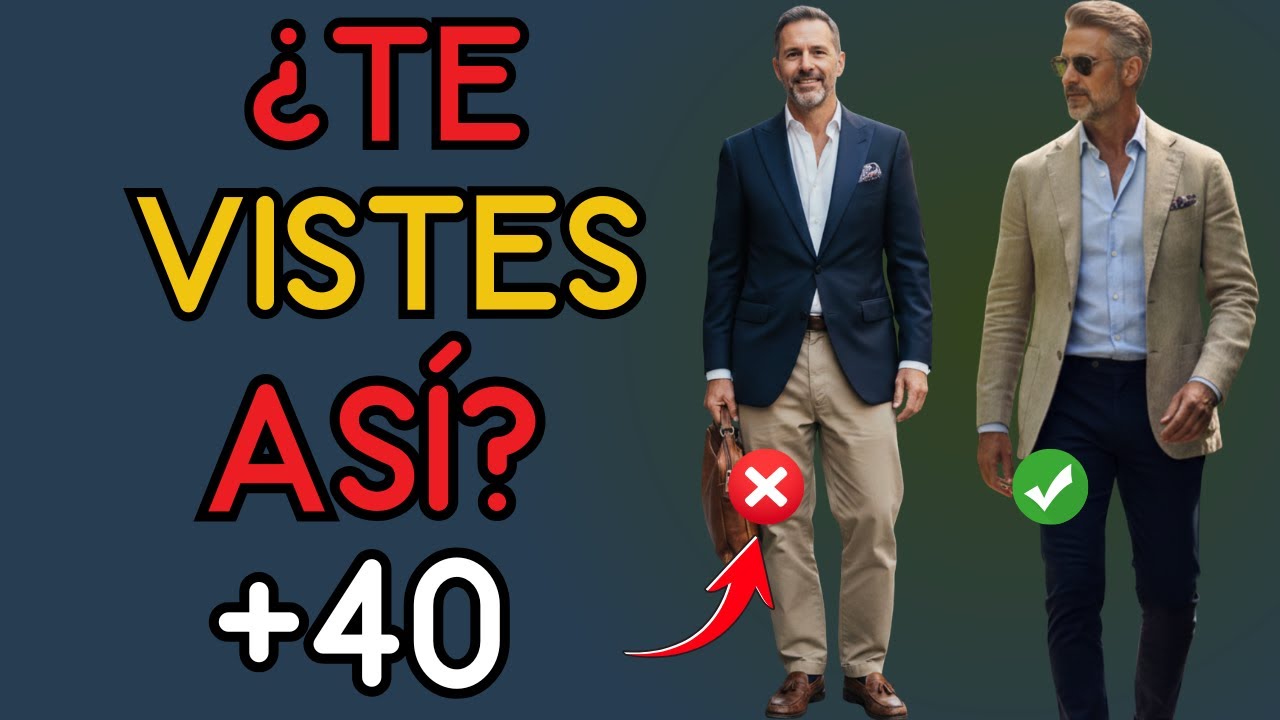 7 Mejoras de Estilo Fáciles para Hombres de 40+ (Luce Más Afilado Esta Semana) | Moda Hombres 40+