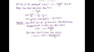 Math 263 Section 5.2 Induction (Formal) Profile
