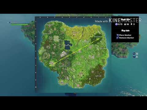 Video: Fortnite - Vehicle Tower, Rock Sculpture And Circle Of Hedges Forklarte