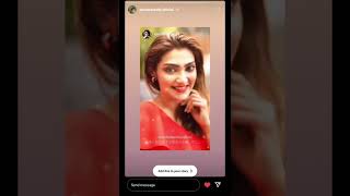 Akshara Instagram Story - 15Th Mar 2022