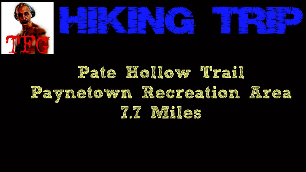 Hiking in the Hoosier National Forest on the Pate Hollow Trail.