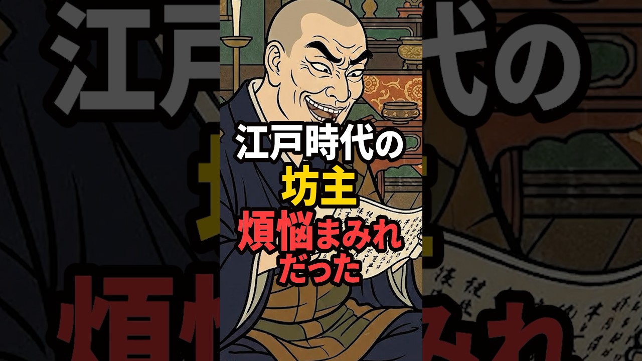 【闇】江戸時代のお坊さん、戒律ガン無視で生きてた#江戸時代 #雑学 #歴史 #浮世絵 #ショート