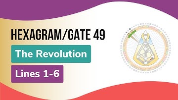 Hexagram/Gate 49, Revolution, Lines 1-6: Human Design & The Book of Lines