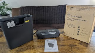 Bonsaii Paper Shredder for Home Use Review 