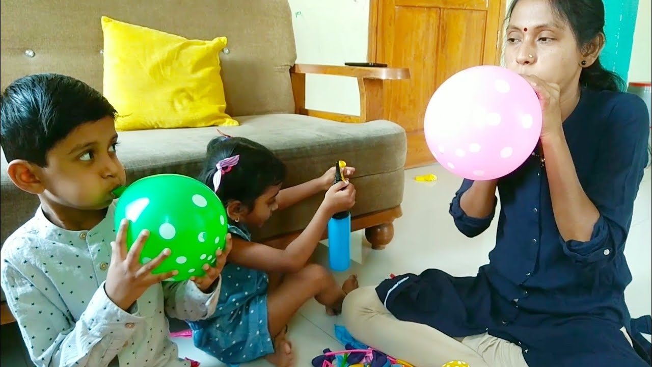 AditI Learning games Colors with balloons & plays with Colorful balloons for toddler
