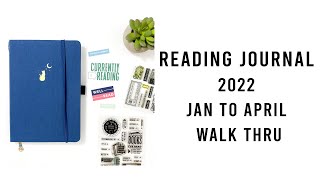 Reading Journal | Jan to April Walk Thru | Archer & Olive Notebook