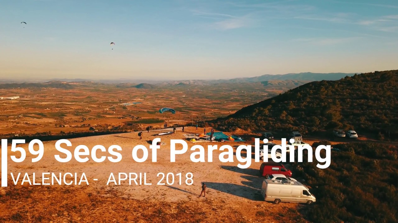 Droning and Paragliding in Valencia in HD 2018