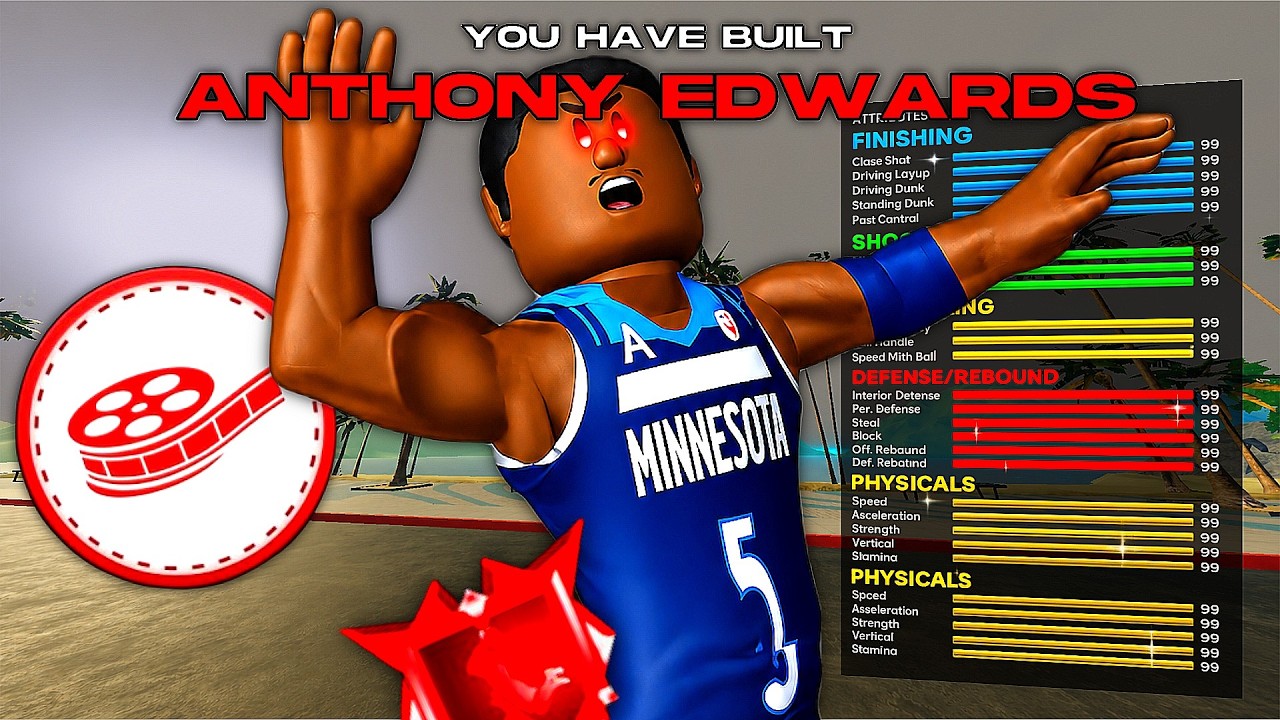 *NEW* MOST BROKEN 6'5 Anthony Edwards Build In Practical Basketball… is ...