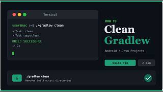 Cleaning android gradlew