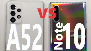 Samsung Galaxy A52 5G vs Samsung Galaxy Note10 - SPEED TEST + multitasking - Which is faster!?