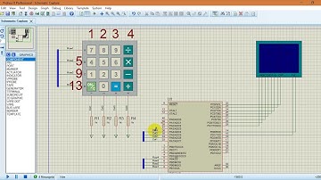 [CodeVisionAVR] Ma trận 4x4 dùng Atmega16 hiển thị số lên LCD