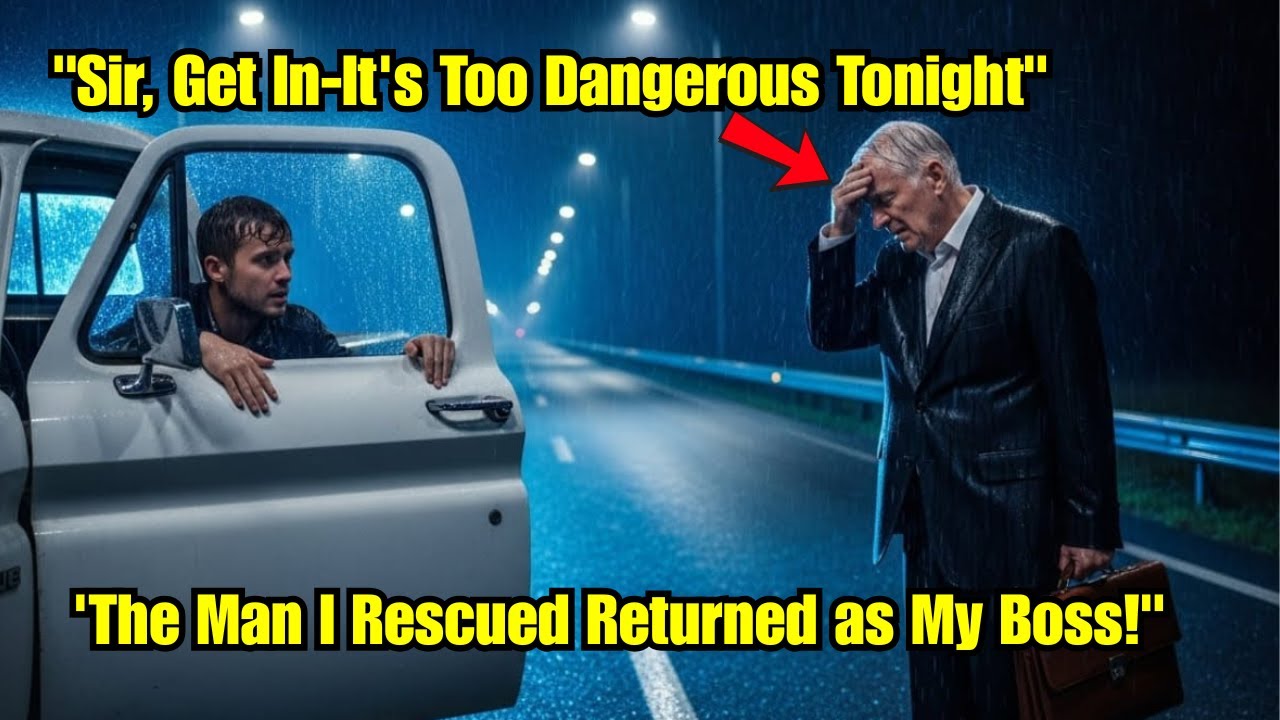 Single Dad Helps an Old Man at Night — By Sunrise, the Old Man Saves Him Back