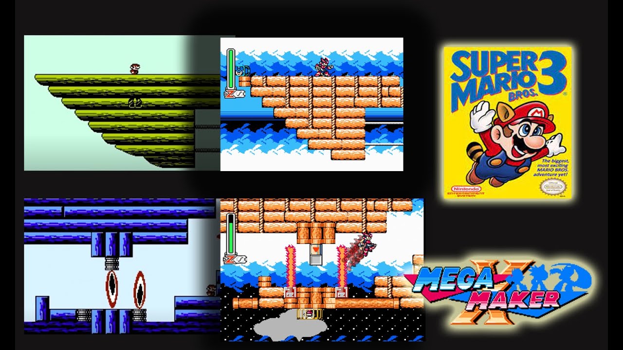 Mega Man Maker  X- SMB 3- Airship Collection