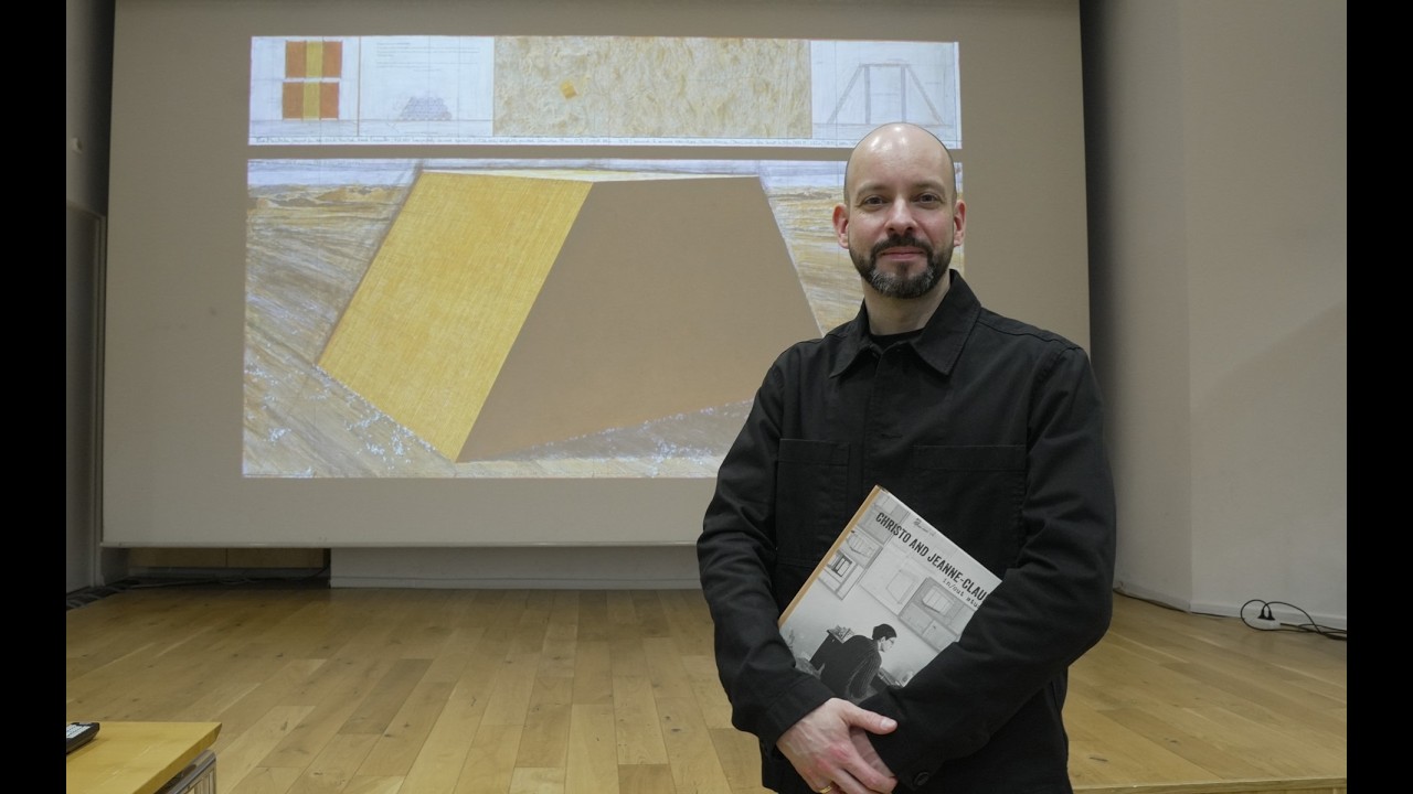 Lecture by Matthias Koddenberg on the art of Christo and Jeanne-Claude, Goethe-Institut, Sofia