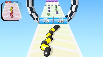 Gummy Worm Go! ​- All Levels Gameplay Android,ios (Part 41)