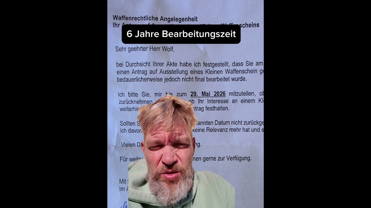 Mühlen mahlen langsam, Behörden noch langsamer #Behörden #Verfahren #Genehmigung #Waffenschein