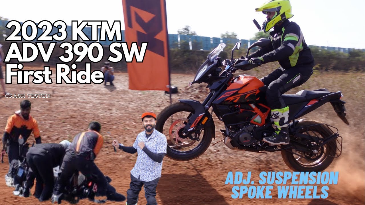 2023 KTM ADV 390 with Spoke Wheels and Adjustable Suspension ! First