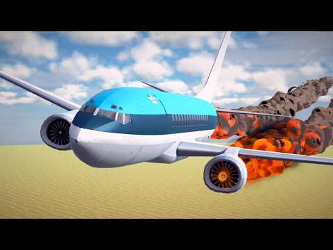 Airplane Crashes & Midair Collisions in New Update | Besiege