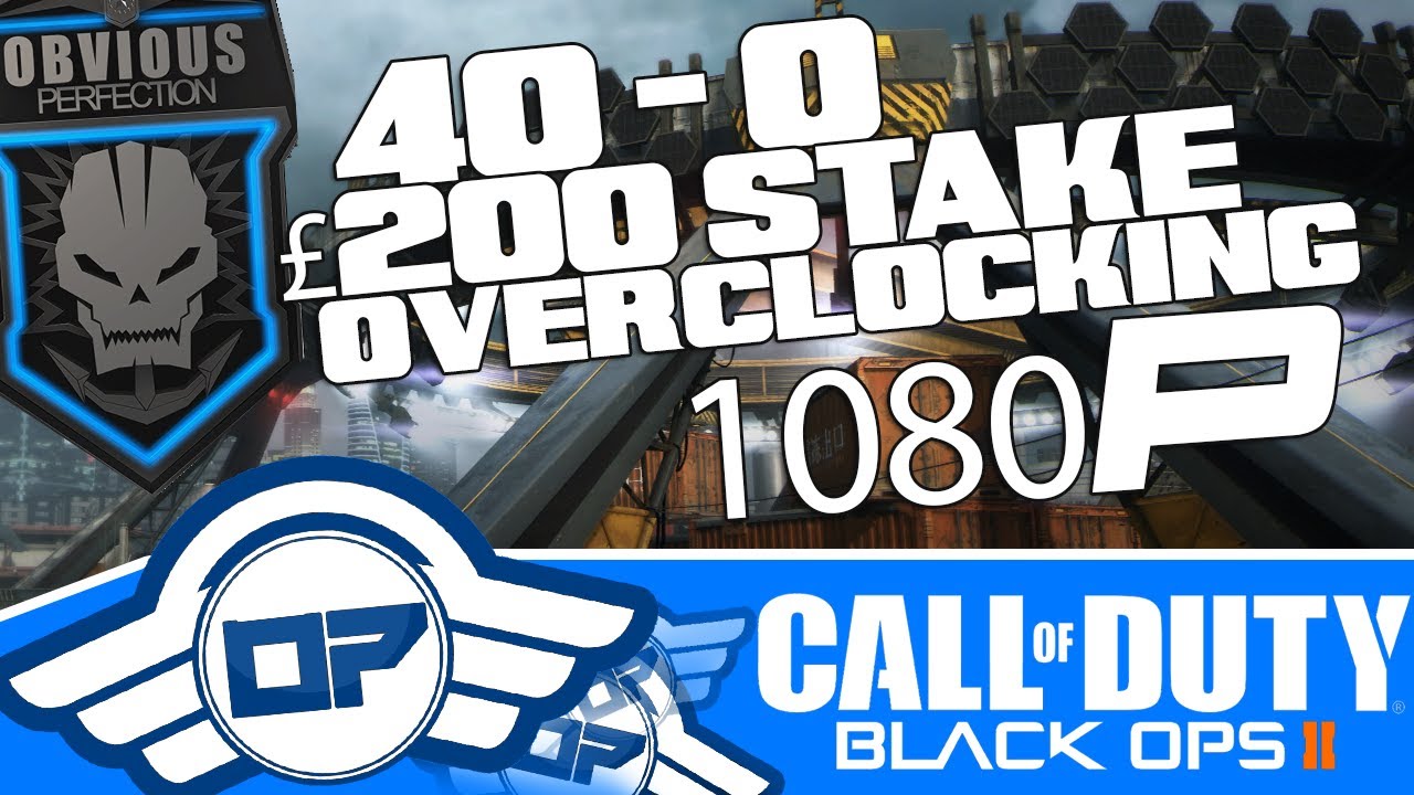 Black OPS 2: 40-0 Gameplay - Overclocking Monitor & £200 1v1 STAKE! [1440p]