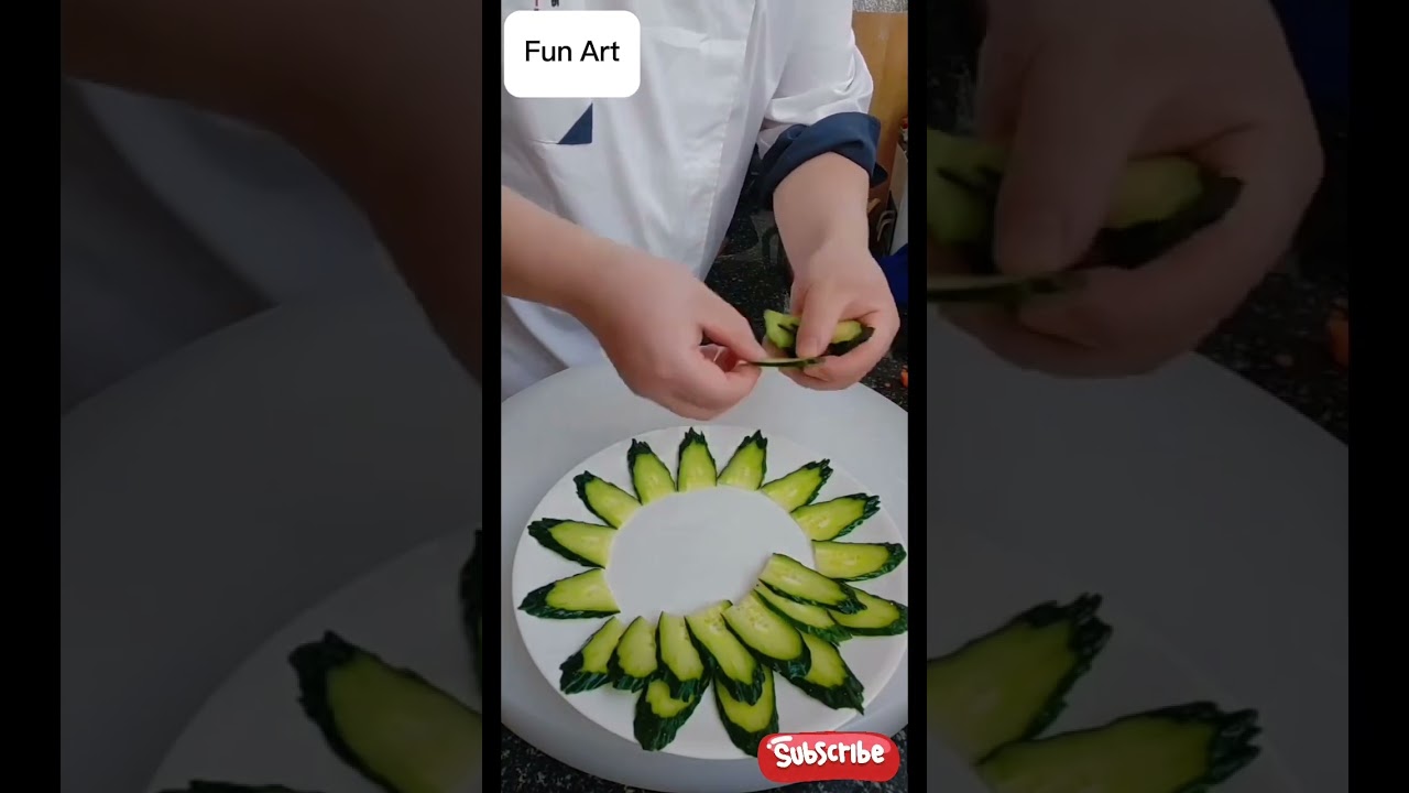 Craving ideas for fruits and Vegetables ( Mixed Salad decor) 