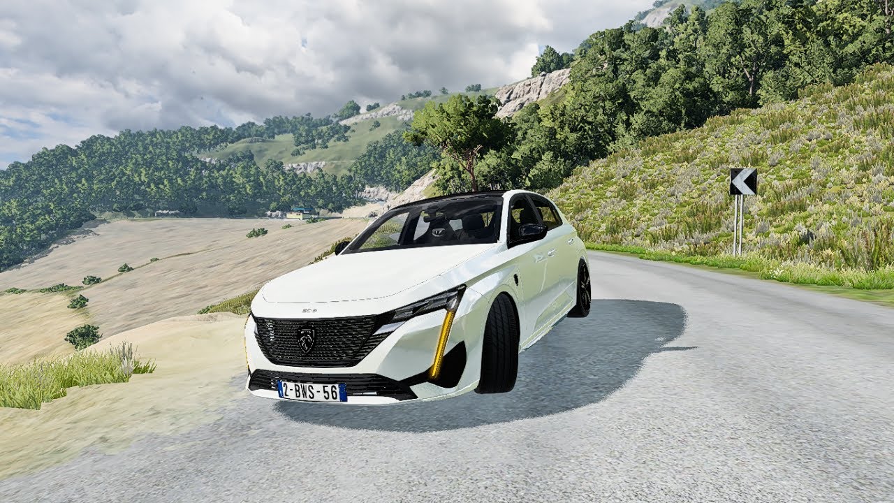 Peugeot 308 - BeamNG drive gameplay