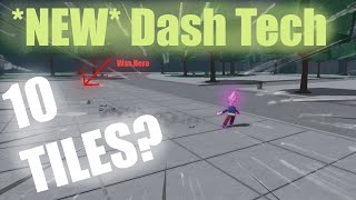 *NEW* Dash Mechanic "Lag Dash" In The Strongest Battlegrounds (Better than emote dash?)