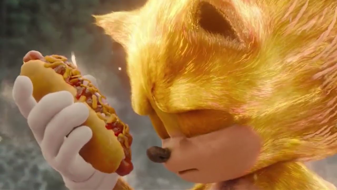 Sonic Movie 2 Super Sonic summons a chili dog YouTube