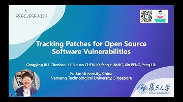 ESEC/FSE2022: Tracking Patches for Open Source Software Vulnerabilities