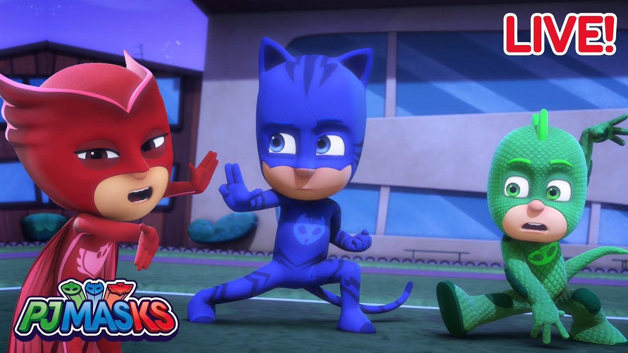 🔴 LIVE! PJ Masks Full Episodes 🔴 | PJ Masks to save the day! + More superhero cartoons | 