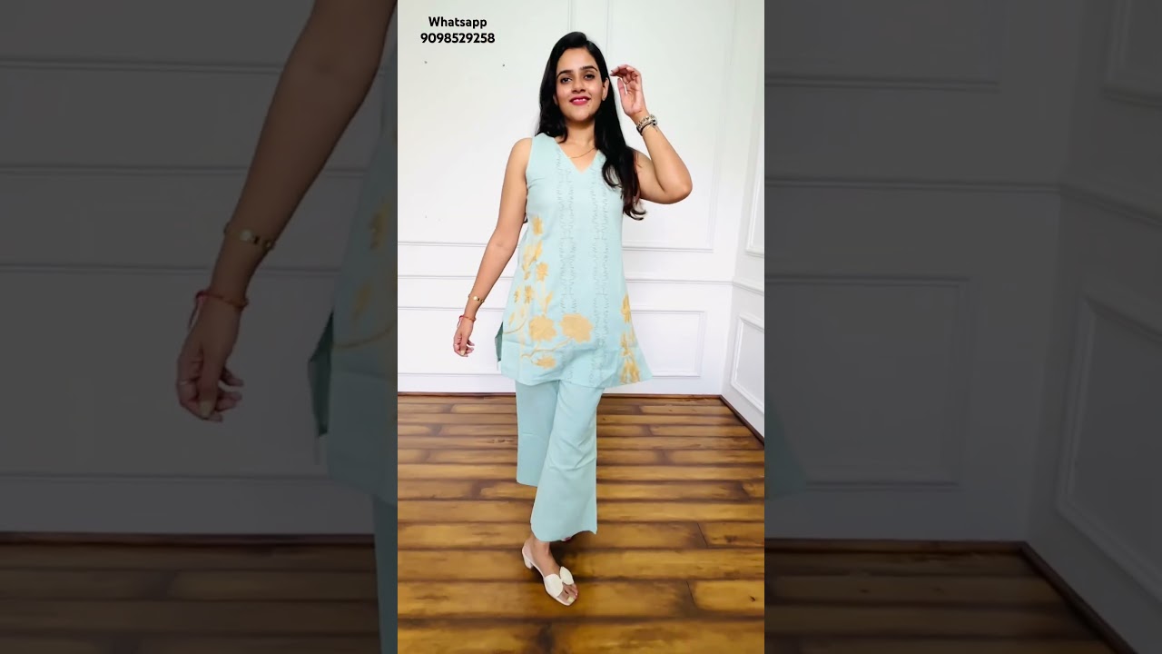 Cotton embroidered coord sets 