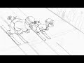 Suncola skiing commercial 1997  rough animation test