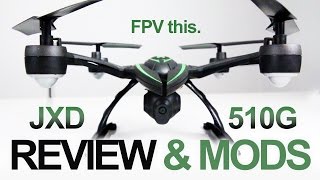 JXD 510G Xpredators - Review, Camera Mod, FPV Mod, & Flight Test